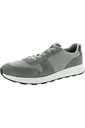 TOMS Trvl Lite Retro, Zapatillas Hombre, Repelente al Agua, Gamuza Gris llovizna de Sarga Vintage, 43.5 EU