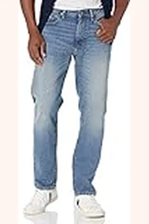 Amazon Vaqueros elásticos, Corte Holgado (Disponibles en Tallas Grandes) Hombre, , 48W / 28L