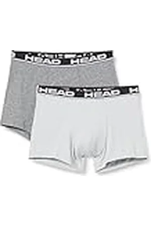 Head Calzoncillos Básicos Para Hombre, Bóxer Gris, XXL