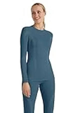 Falke Wool-Tech Round Neck W L/s SH Lana Hilo Funcional Secado rápido 1 Pieza, Capa de Base Superior Mujer, , XS