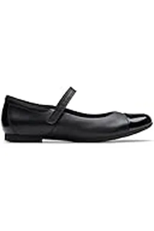 Clarks Scala Gem Y, Bailarinas, Negro (Black Leather Black Leather), 37 EU