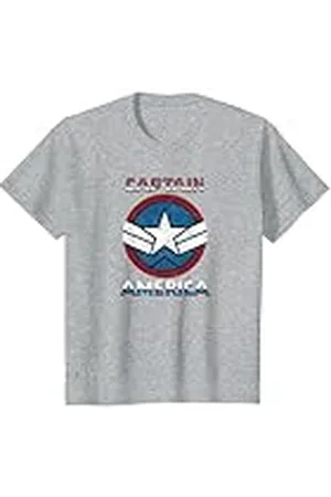 Marvel Niños Captain America Badge Camiseta