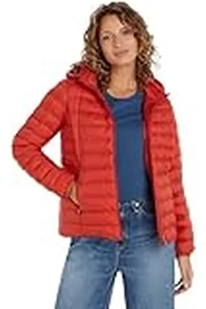 Tommy Hilfiger Mujer Cazadora Padded Global Stripe Jacket Cazadora de Entretiempo, , XL