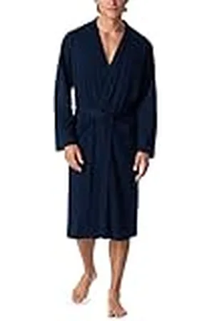 Schiesser Albornoz Fine Interlock 120 cm de Longitud-algodón orgánico, , S para Hombre
