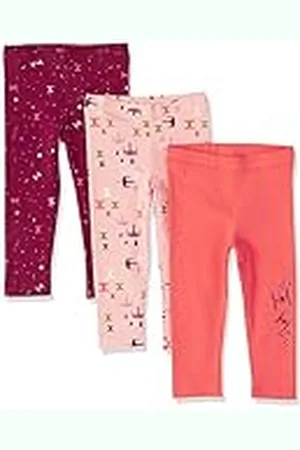 Amazon Disney | Marvel | Star Wars | Frozen | Princess Leggings Niña, Pack de 3, , 6-7 años