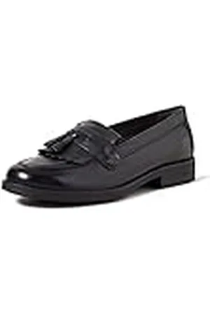 Geox Jr Agata A, Mocasines para Niña, (Black), 38 EU