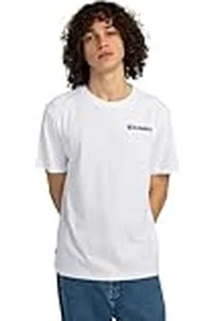 Element Blazin - Camiseta de Manga Corta - Hombre - S - Blanco