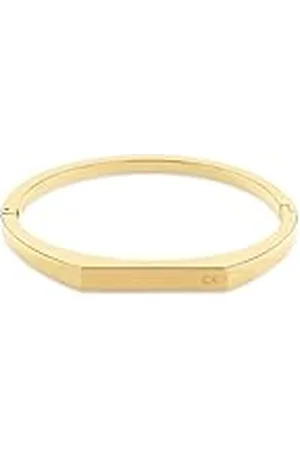 Calvin Klein Brazalete Rígido para Mujer Colección FACETED en Oro Amarillo - 35000046