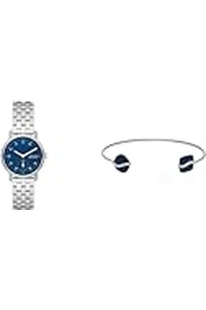 Skagen Orologio Donna Kuppel Lille e Bracciale Sofie Sea Glass, Acciaio Inossidabile Argento, Set