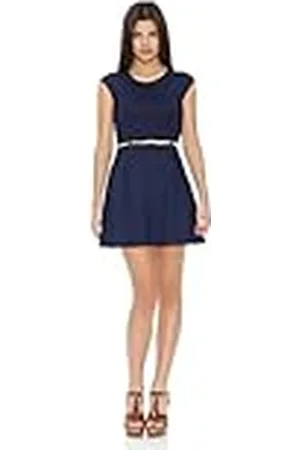 Springfield SPRINGFILED, Mujer, Falda Midi Paneles Lino, Blues, 40