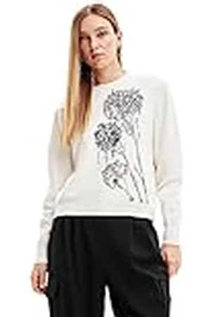 Desigual Jersey Petunia-Lacroix Sudadera, , L para Mujer