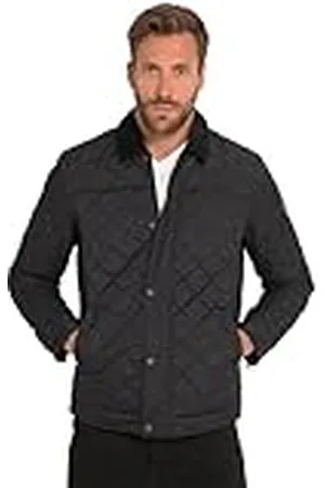JP 1880 Blouson Acolchado con Cuello de Pana Chaqueta, , 3XL para Hombre