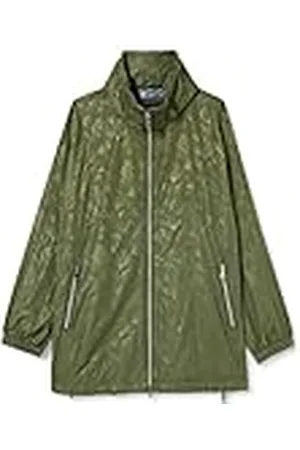 Geox W Diantha Chaqueta, Oliva Militar, 44 Mujeres