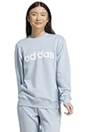 adidas Mujer Essentials Linear French Terry Sweatshirt, , S