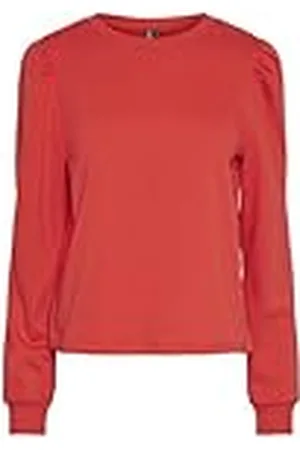 Pieces® Pcchilli LS Puff Sweat Noos CP BC Sudadera, , XL para Mujer