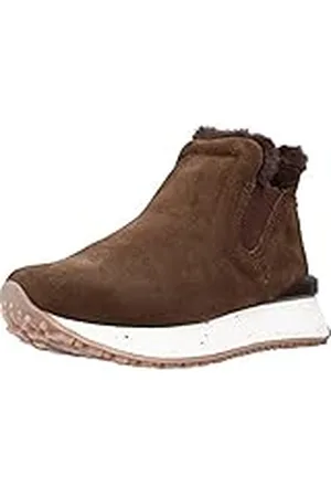 Gioseppo Sneakers Marrones Tipo botín con Detalle de Pelo para Mujer JONDAL