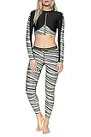 Speedo Reflect Wave Rash Top AF Manga Larga, Mujer, , M