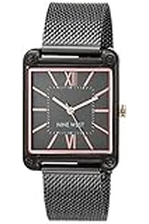 Nine West Reloj de Pulsera de Malla para Mujer