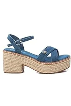 Refresh Sandalia Mujer Navy - Calzado Cómodo y Versátil - Moda casual - Modelo 17193202 (Talla 38)