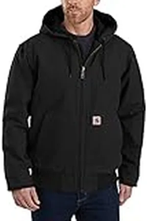 Carhartt Hombre, Chaqueta De Estilo Deportivo, Aislada, En Algodón De Lona Con Efecto Desgastado, Ajuste Holgado, , XXL