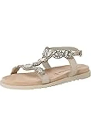 Tamaris Mujer 1-28126-42, Sandalias Planas, Plata, 40 EU