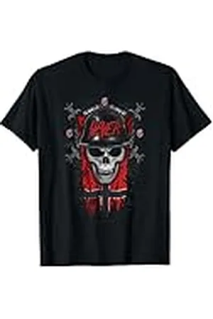 Slayer Banner Skull Camiseta