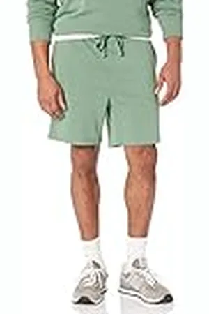 Amazon Pantalón Corto de Tejido de Rizo Francés Ligero (disponible en talla grandes y largos especiales) Hombre, , L