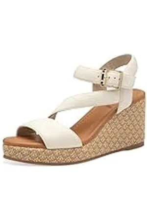QS by s.Oliver Damen 5-28707-44, Sandalias con cuña Mujer, , 38 EU