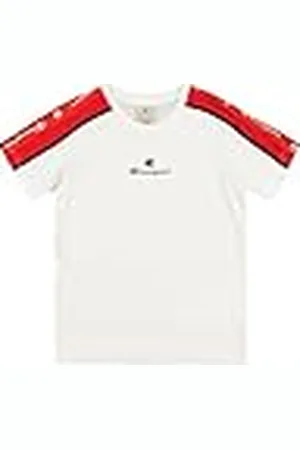 Champion Legacy Retro Sport B (306859) -Taped SS Crewneck Camiseta, , 13-14 años para Niños