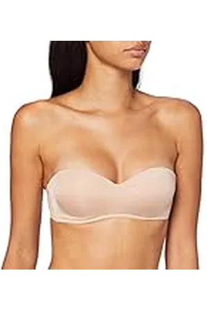 Dim Sujetador Bandeau Sin Aros Invisifree Mujer x1, Beige, 70B