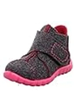 Superfit Happy, Zapatillas altas Niñas, Gris (Schwarz Kombi 02), 21 EU