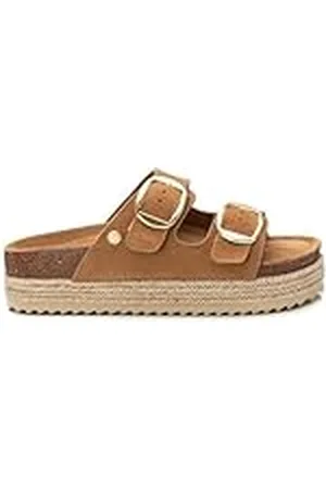 Xti Sandalias de Tacón Mujer Camel - Calzado Cómodo y Versátil - Moda casual - Modelo 14363501 (Talla 40)