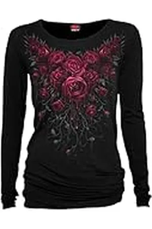 Spiral Blood Rose - Top de Corte Holgado - - XL