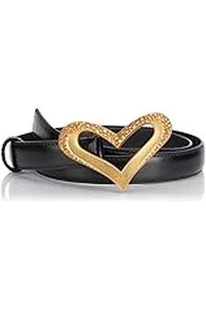 Pinko Love Heart H2 Belt Cuero Vintage Cinturón, , S para Mujer