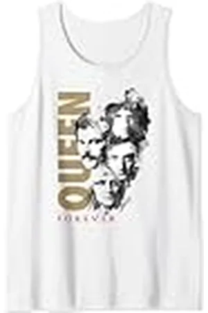 Queen Official Faces Ink Forever Camiseta sin Mangas