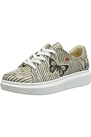 Dogo Myra, Zapatillas de Mujer, Spirit Animal, Zapatos Veganos Estampados,37 EU