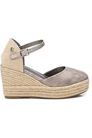 Refresh Sandalias con Cuña Mujer Plomo - Calzado Cómodo y Versátil - Moda casual - Modelo 17278202 (Talla 40)
