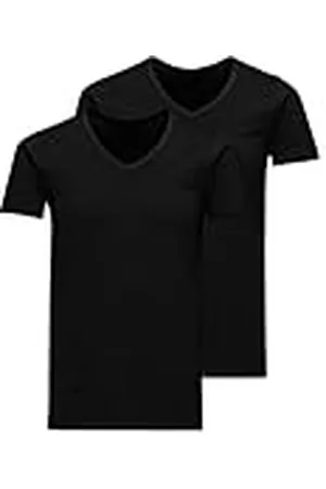 JACK & JONES Jacbasic V-Neck tee SS 2 Pack, Camiseta Hombre, , Large