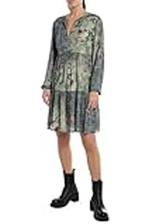 Replay W9602 Vestido, , L para Mujer