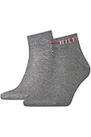 Tommy Hilfiger Quarter, (Mid Grey Melange), 43-46 (Pack de 2) para Hombre