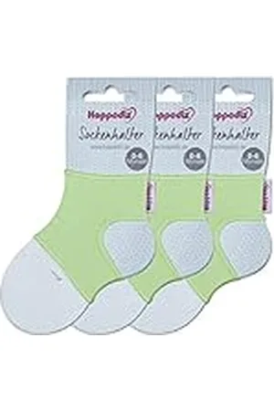 Hoppediz Sockenhalter 3-er Set, , Talla única (Pack de 3) Unisex bebé