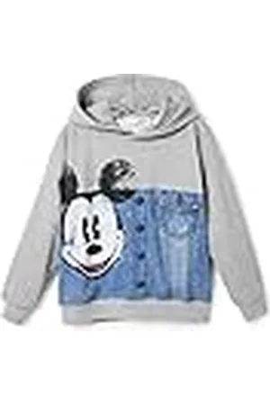 Desigual Sweat_lhotse 2042 Light Gray Vigore Sudadera, Negro, 6 años para Niños