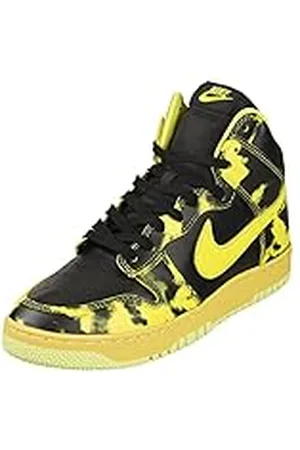 Nike Dunk Hi 1985 SP, Zapatillas de básquetbol Hombre, Black/Yellow/Gold, 35.5 EU