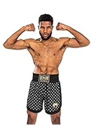 Venum Monogram Boxing Short Pantalones Cortos, Negro, L para Hombre