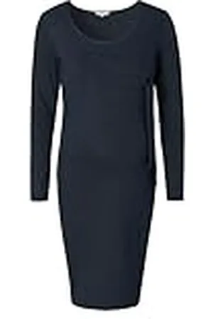 Noppies Asa Ultra Soft Nursing Dress LS Vestido, Noche-N146, M para Mujer