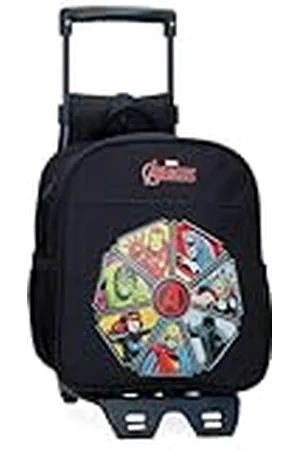 Marvel Joumma Los Vengadores Avengers To the Mochila Guardería Negro 23x25x10 cms Poliéster 5,25L
