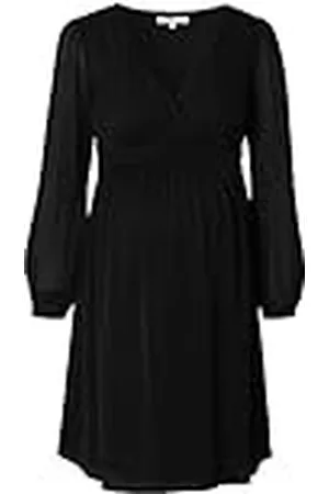 Noppies Jaya Midi Dress LS Vestido, Black-P090, L para Mujer