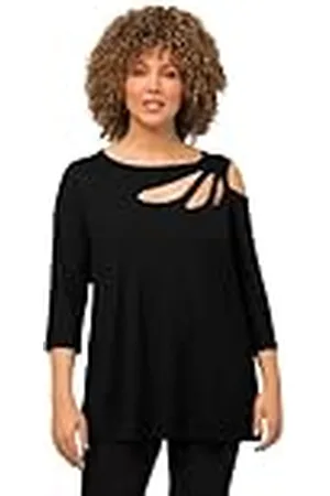 Ulla Popken Camiseta de Manga 3/4, , 52-54 para Mujer