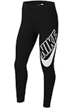Nike G NSW Favorites Gx Legging Sport Trousers, Niñas, Black/White C/O, M