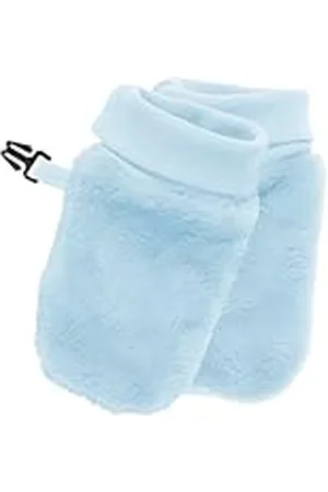 Playshoes Fleece Mittens Mitones de Forro Polar, Blue, 0-6 M Unisex niños